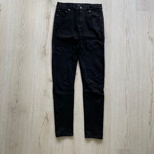 Citizens of Humanity Rocket High Rise Skinny Black 26 W 27.5 L